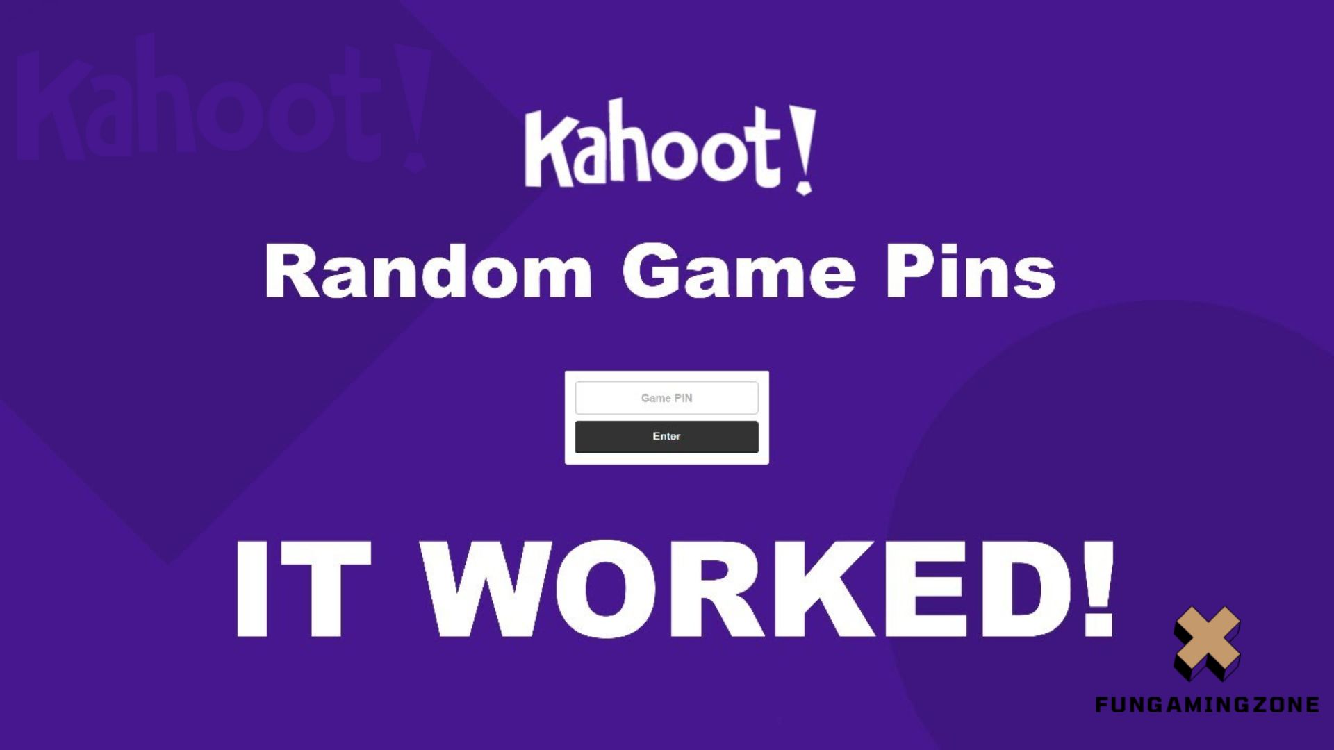 kahoot enter pin hack